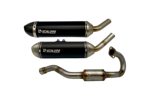 Scalvini exhausts for 125cc 4T and Minarelli AM6 Scalvini exhausts for 125cc 4T and Minarelli AM6
