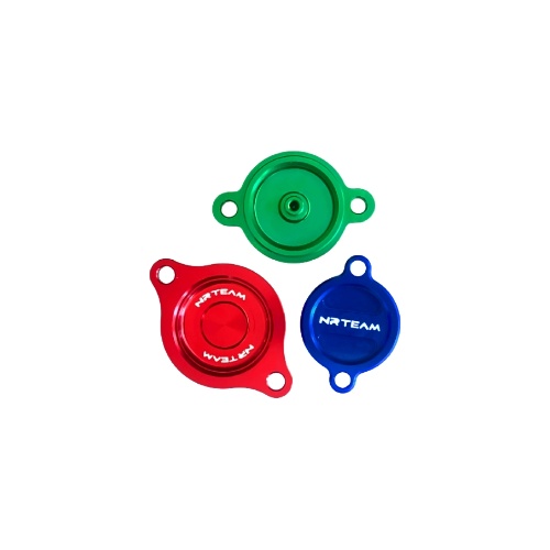 Oil filter cover Husaberg 250 FE (13) blue - NRTeam DS94.0015B