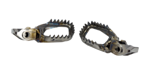 Oversize Footpegs Titanium Onegripper