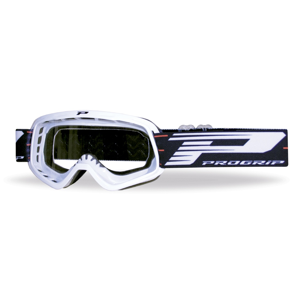 Goggles Pro Grip CH Kid - White clear lens Goggles Pro Grip CH Kid - White clear lens