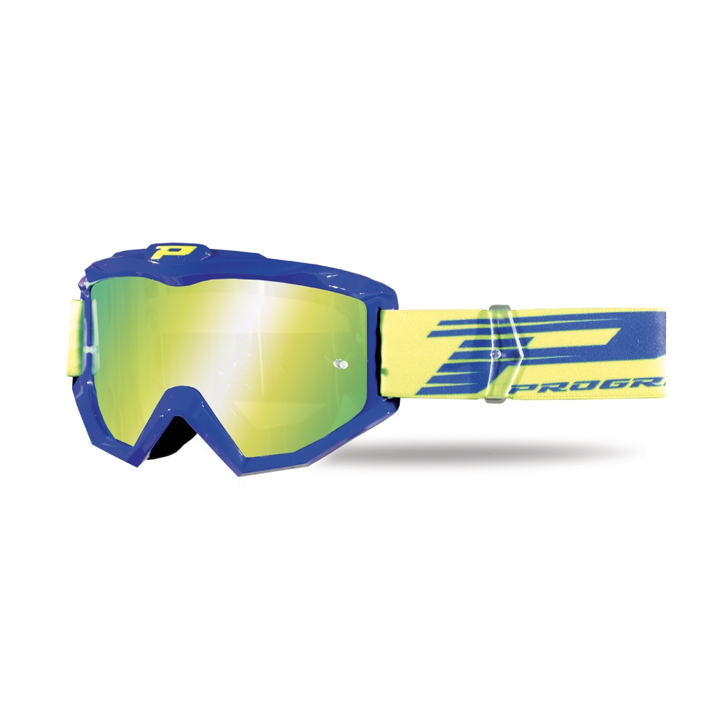 Goggles Pro Grip Atzaki - Blue mirrored lens yellow Goggles Pro Grip Atzaki - Blue mirrored lens yellow