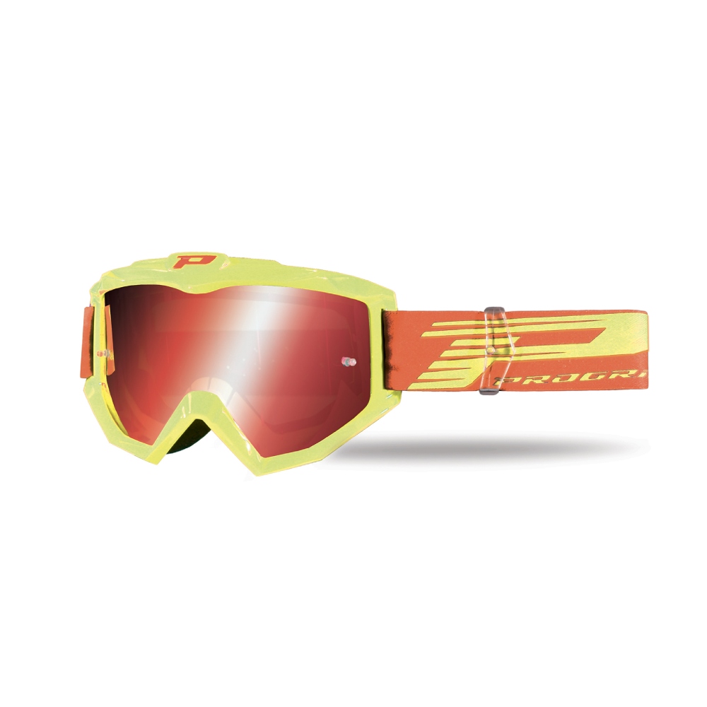 Goggles Pro Grip Atzaki - Yellow mirrored lens red Goggles Pro Grip Atzaki - Yellow mirrored lens red