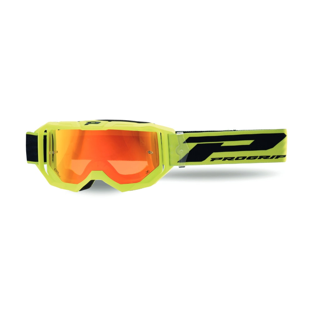 Goggles Pro Grip Vision Go - Yellow mirrored lens orange Goggles Pro Grip Vision Go - Yellow mirrored lens orange