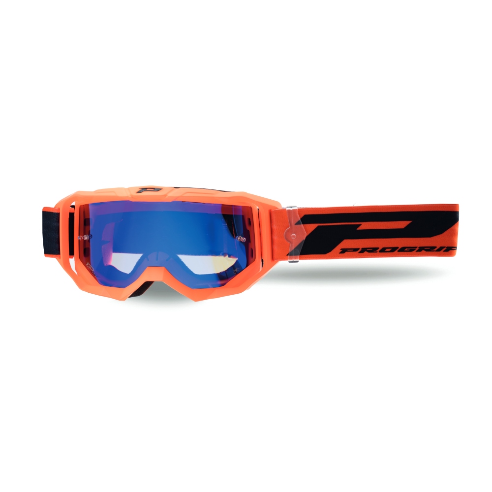 Goggles Pro Grip Vision Go - Orange mirrored lens blue Goggles Pro Grip Vision Go - Orange mirrored lens blue