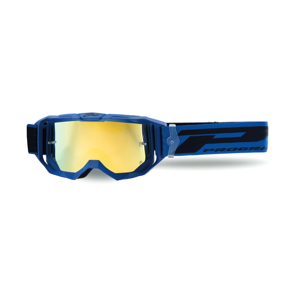 Goggles Pro Grip Vision Go - Blue mirrored lens yellow Goggles Pro Grip Vision Go - Blue mirrored lens yellow