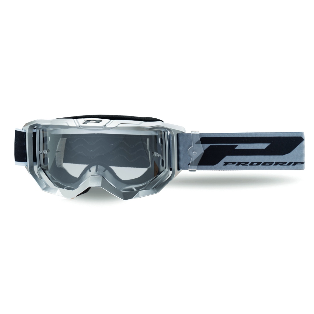Goggles Pro Grip Vision Go - Silver clear lens Goggles Pro Grip Vision Go - Silver clear lens