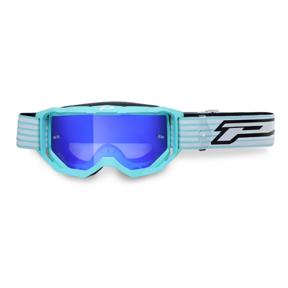 Goggles Pro Grip Vision Go - Light blue mirrored lens blue Goggles Pro Grip Vision Go - Light blue mirrored lens blue