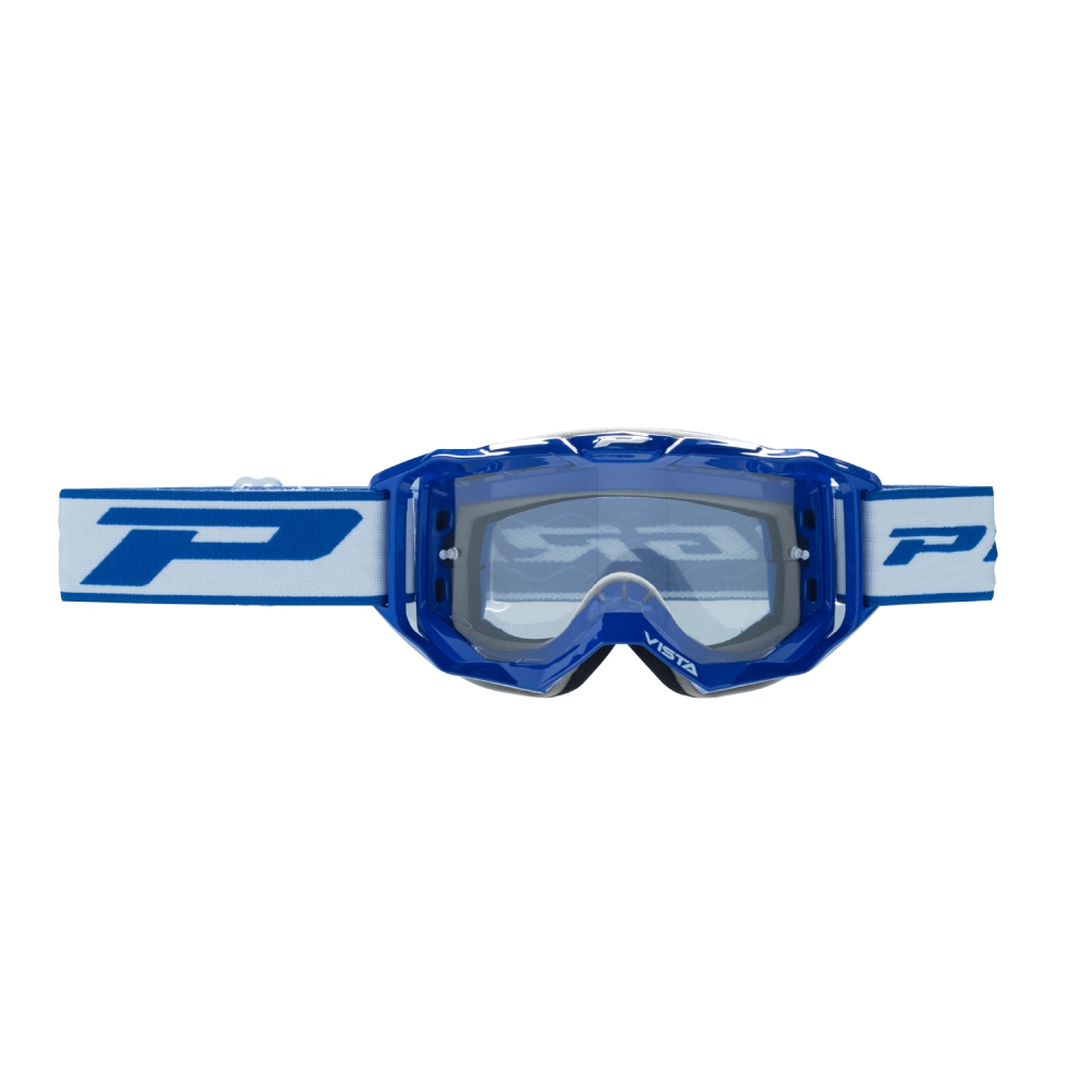 Goggles Pro Grip Vista - Blue White clear lens Goggles Pro Grip Vista - Blue White clear lens