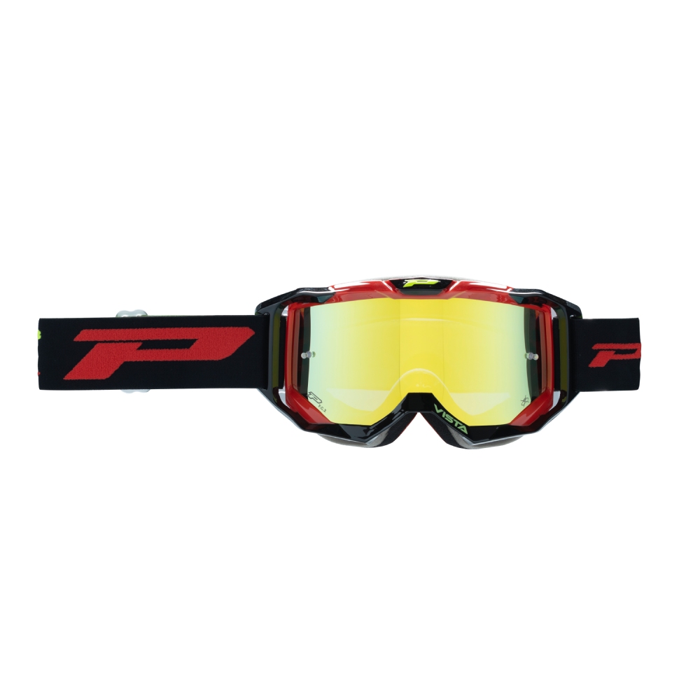 Goggles Pro Grip Vista - Black Red mirrored lens yellow Goggles Pro Grip Vista - Black Red mirrored lens yellow