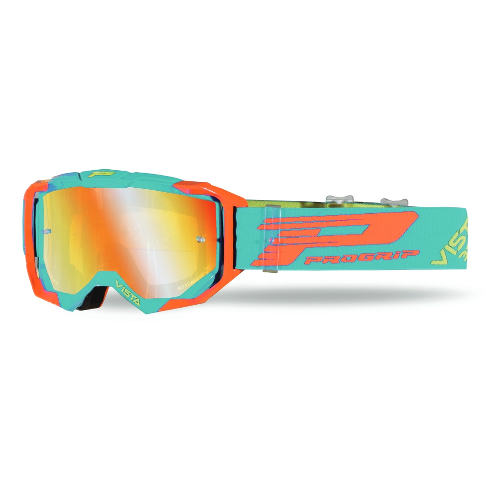 Goggles Pro Grip Vista - Green Orange mirrored lens orange Goggles Pro Grip Vista - Green Orange mirrored lens orange