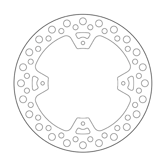 Brake disc Brembo Serie Oro Honda CR 125 (02-07) rear 68B40786