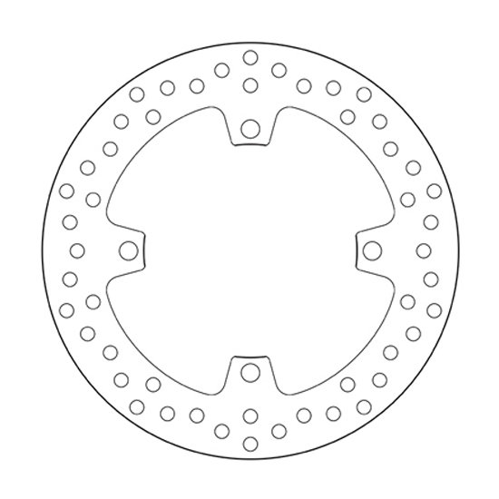 Brake disc Brembo Serie Oro Suzuki RMZ 450 (05-25) rear 68B40788