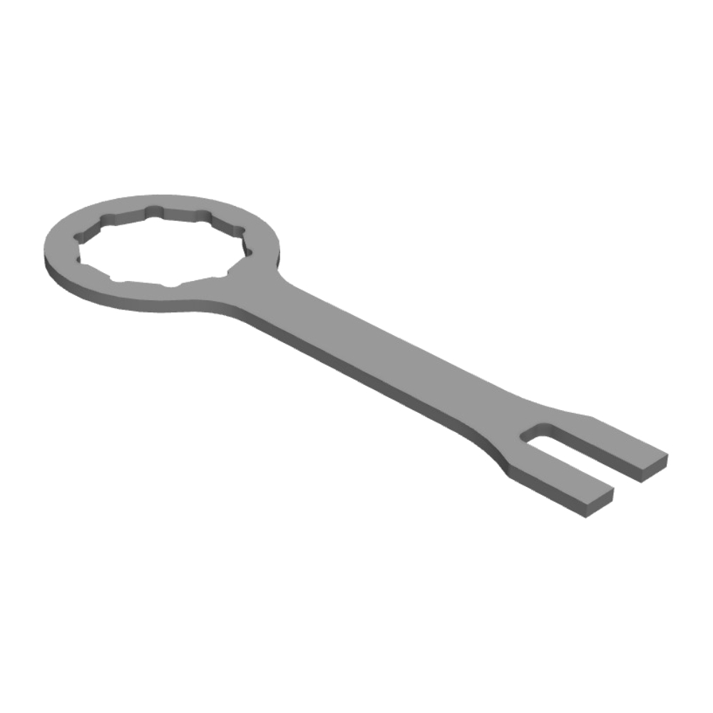 Specific wrench for forks – Decagon 50 mm Specific wrench for forks – Decagon 50 mm