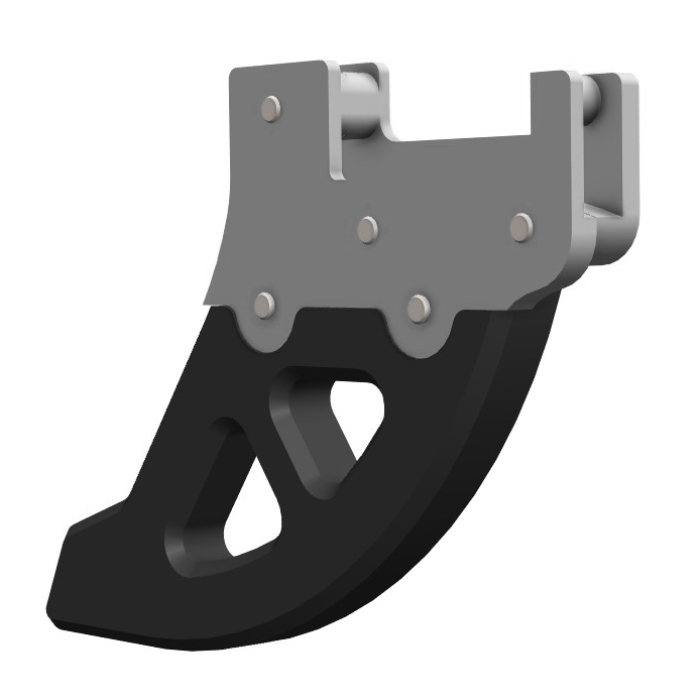 Disc Guard rear DTC Husqvarna 250 TE (22-24) black 9202150301