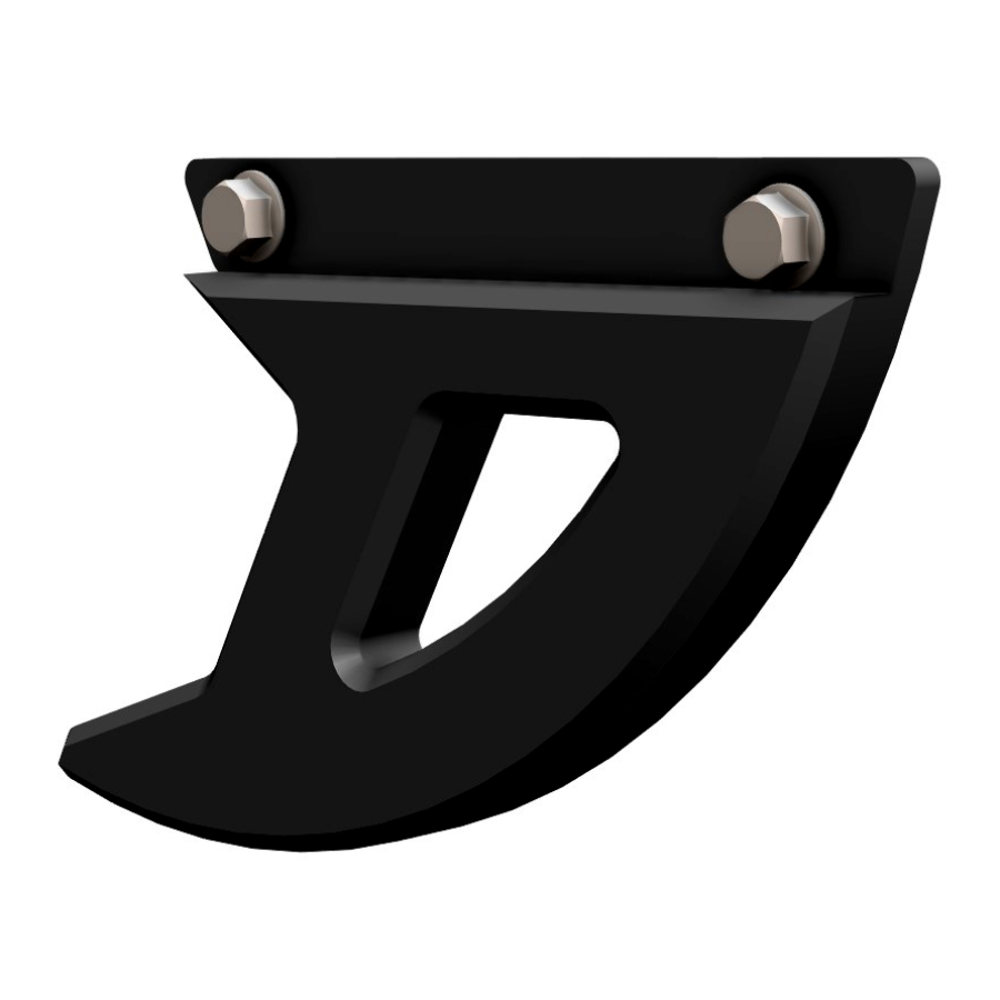 Disc Guard rear DTC Kawasaki KX 450 F (06-25) black 92065A0300