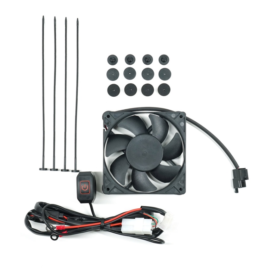 Universal radiator fan kit secondary manual Universal radiator fan kit secondary manual