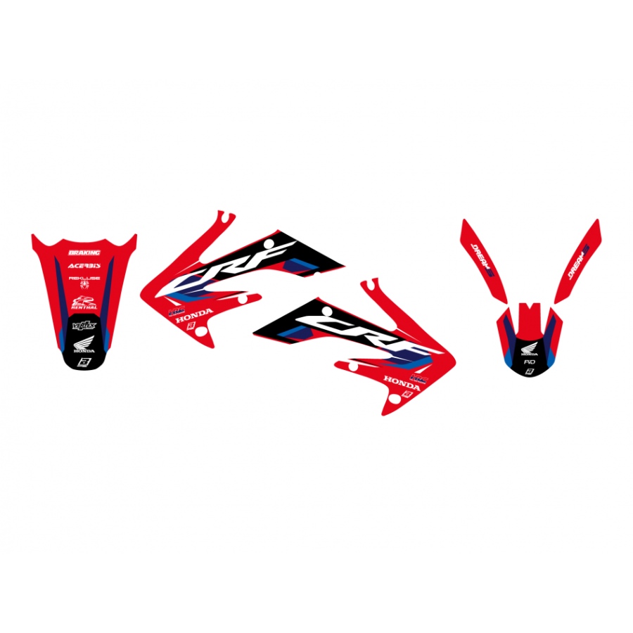 Graphics kit Honda CRF 250 R (04-09) Dream 5 BL-2135AB