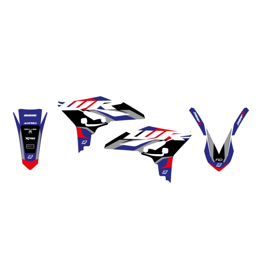 Graphics kit Yamaha WR 450 F (12-15) Dream 5 BL-2241AB