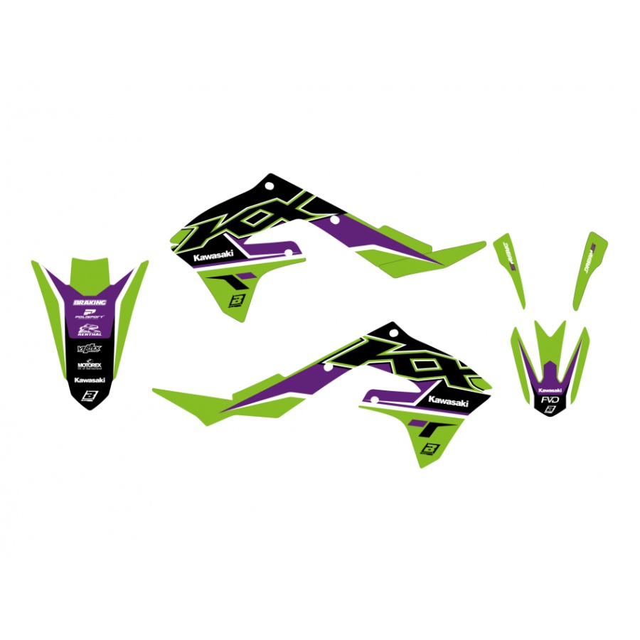 Graphics kit Kawasaki KX 250 F (21-24) Dream 5 BL-2425AB