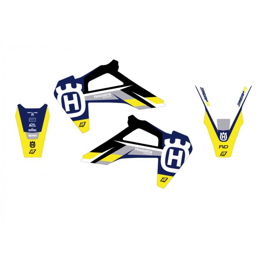 Graphics kit Husqvarna 125 TC (19-22) Dream 5 BL-2615AB
