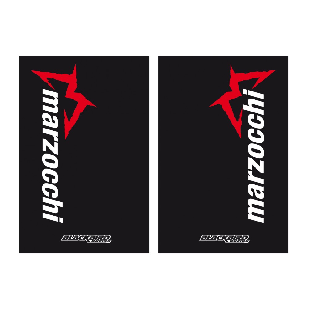 Kit sticker for Marzocchi fork guard with background black BL-5015M