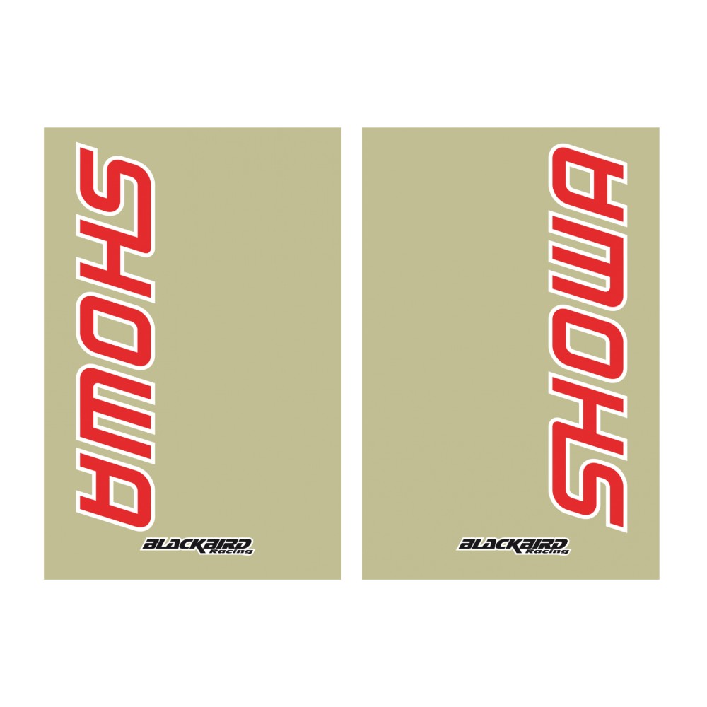 Kit sticker for Showa fork guard with transparent background BL-5045S
