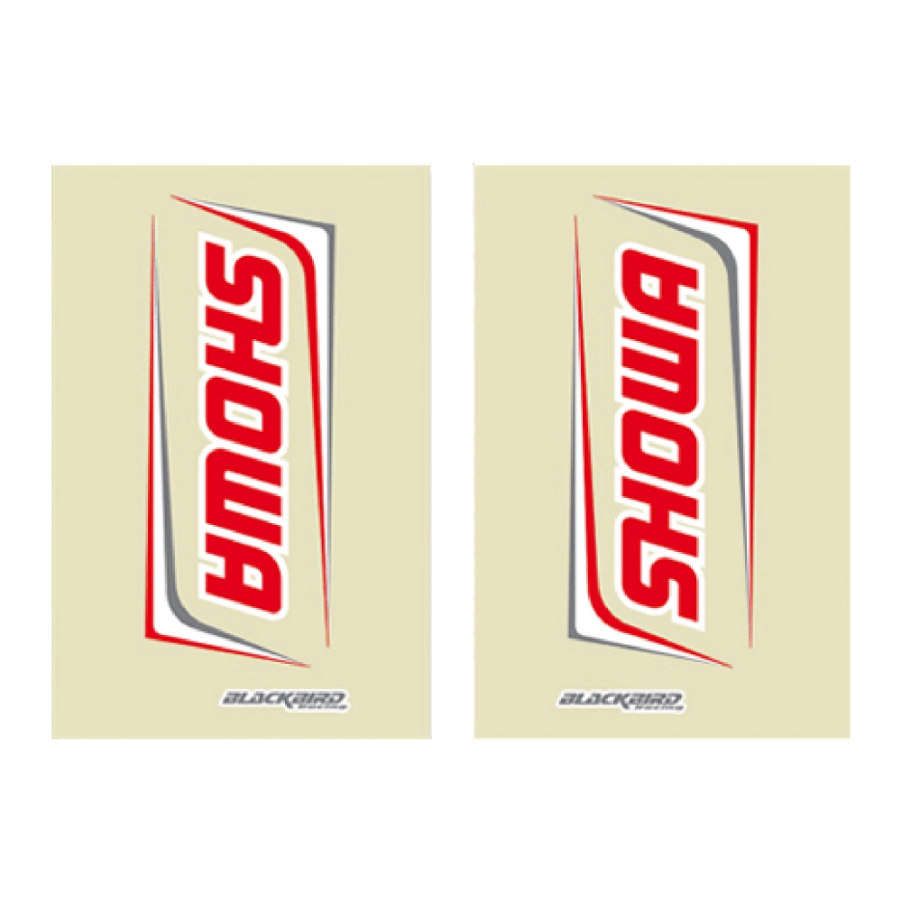 Kit sticker for Showa 2017 fork guard with transparent background BL-5045S1