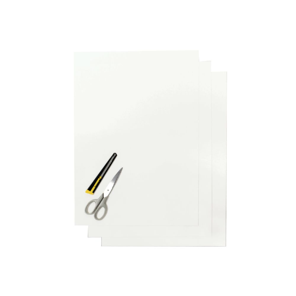 Crystall adhesive sheets white