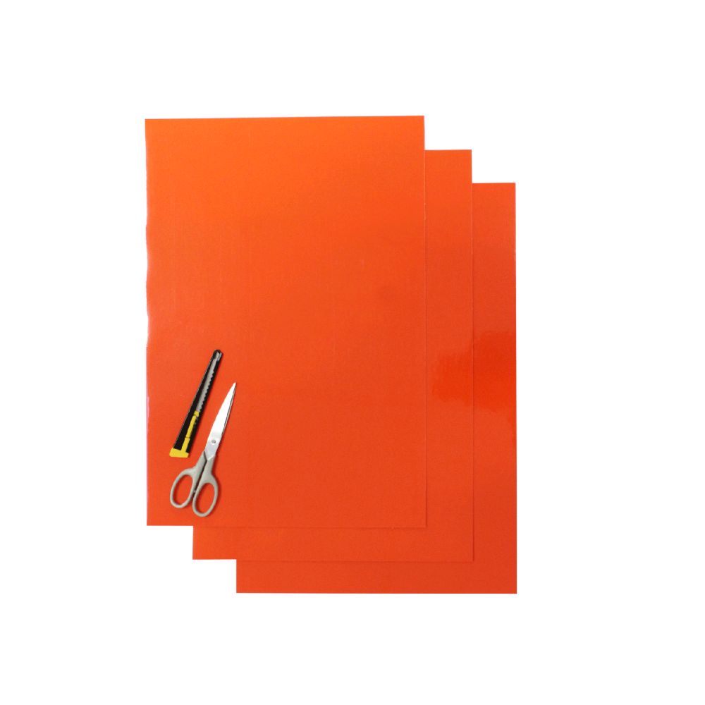 Crystall adhesive sheets orange