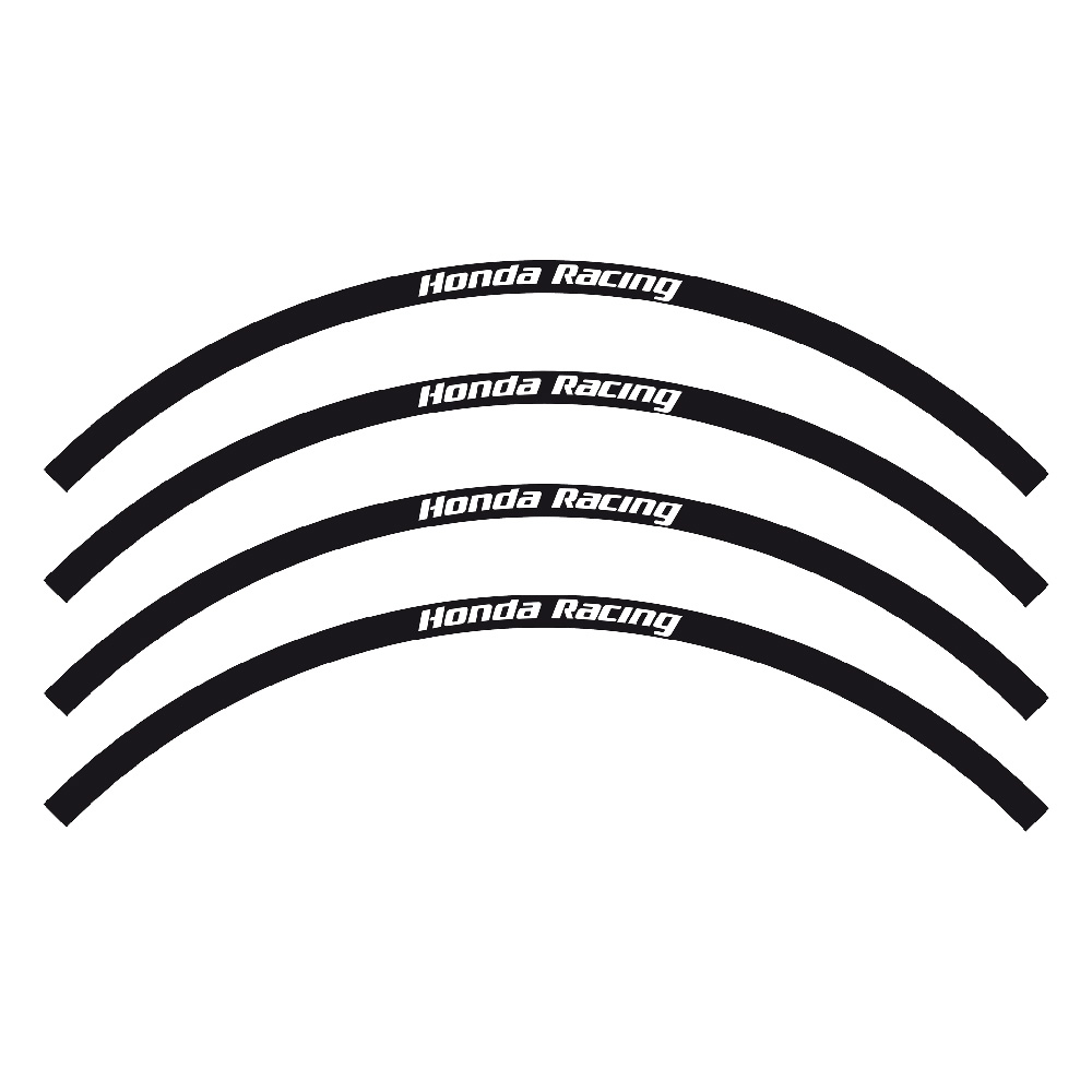 Kit sticker Wheel  Honda Racing black