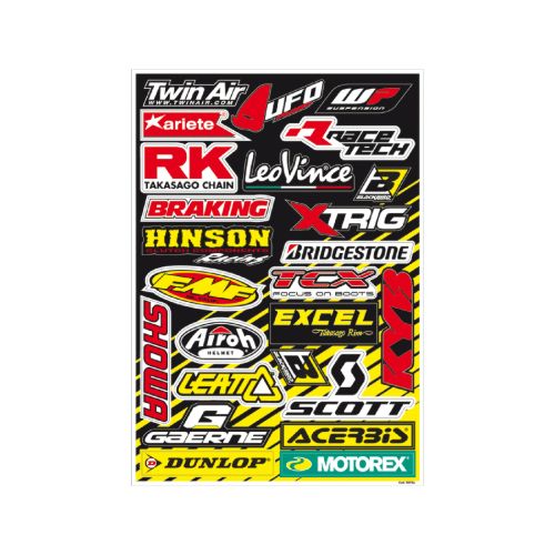 Kit sticker Logo sponsor - A