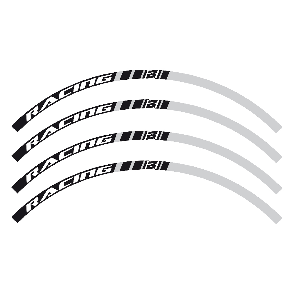 Kit sticker Wheel  Blackbird grey