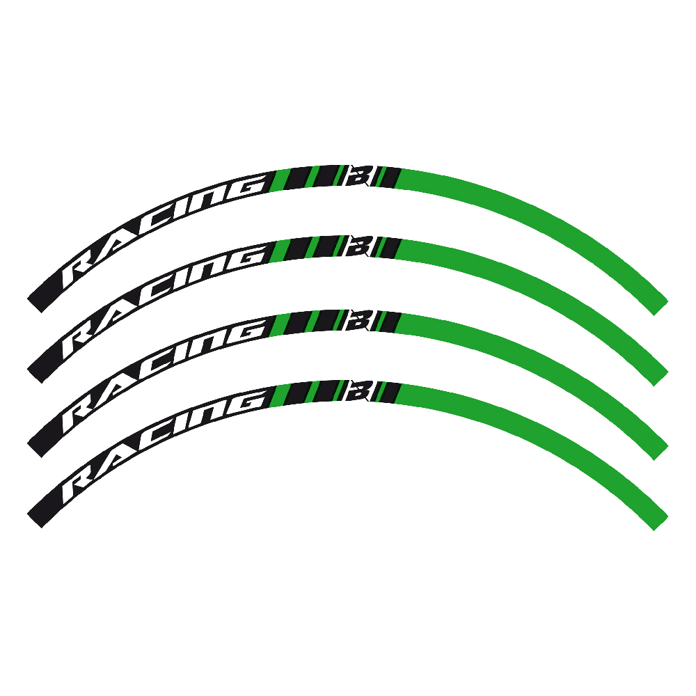Kit sticker Wheel  Blackbird green