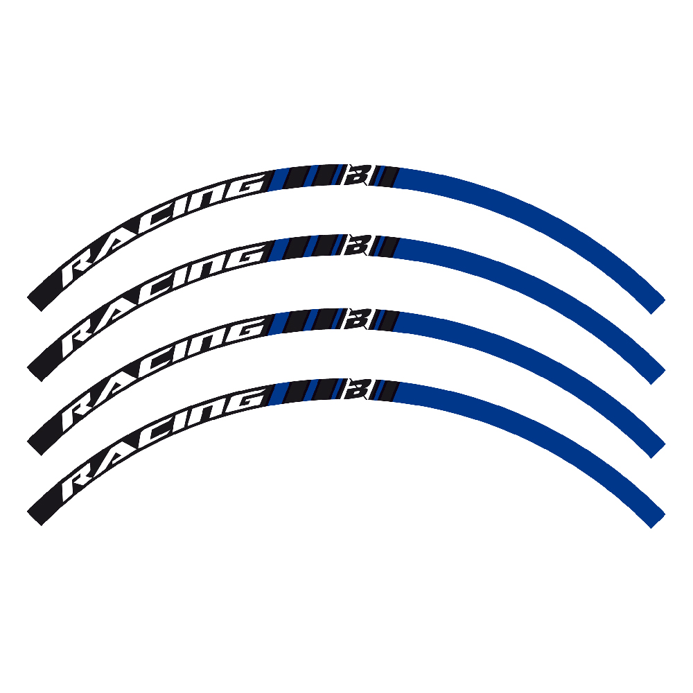 Kit sticker Wheel  Blackbird blue