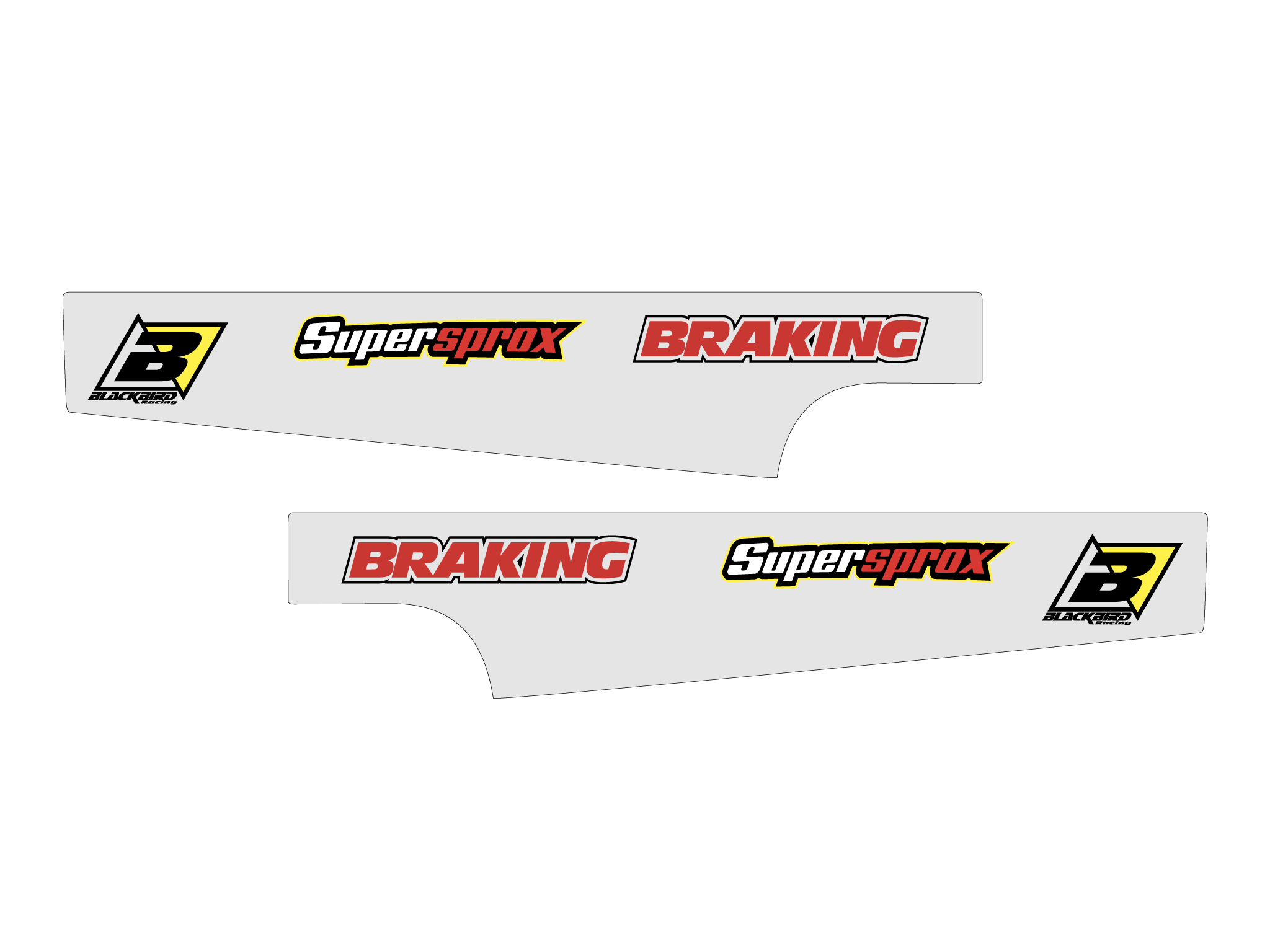 Swingarm decals Yamaha YZ 250 (96-25) BL-5238N