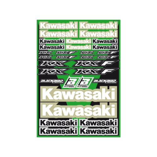 Kit crystall sticker universal Blackbird - Kawasaki