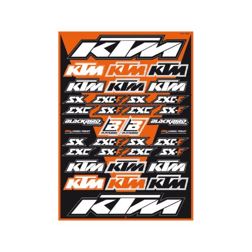Kit crystall sticker universal Blackbird - KTM