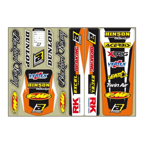 Graphics kit universal - orange