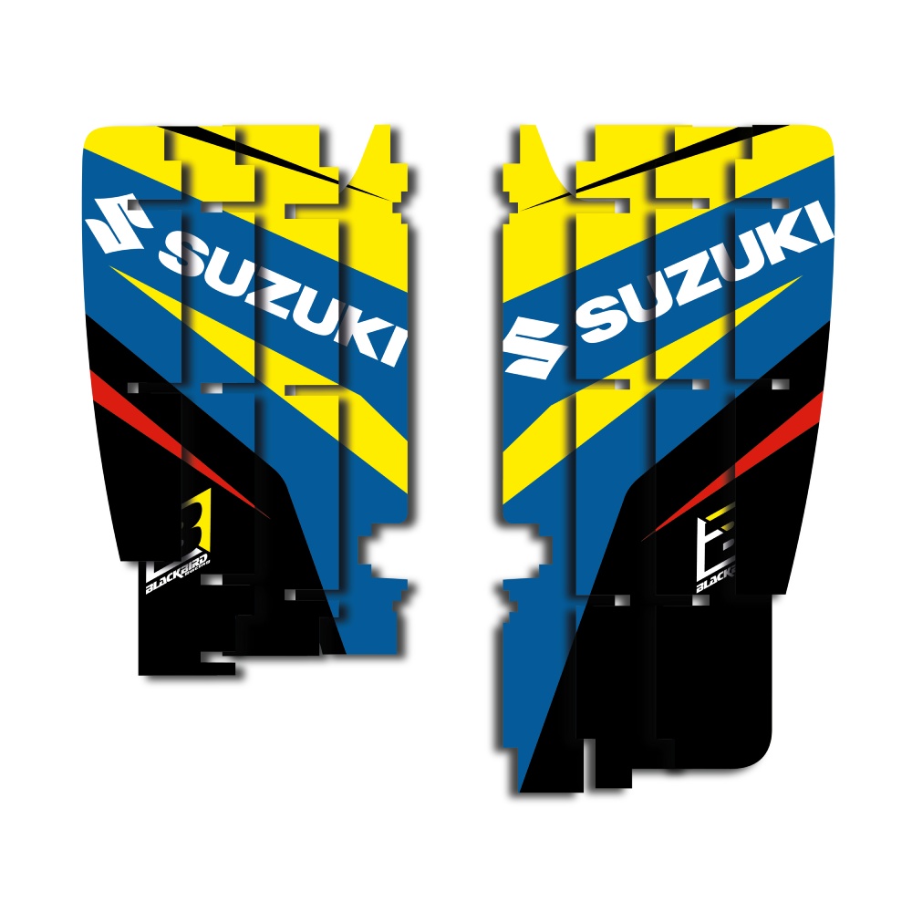 Radiator grille stickers Suzuki RMZ 450 (08-17) Dream 4 BL-A301N