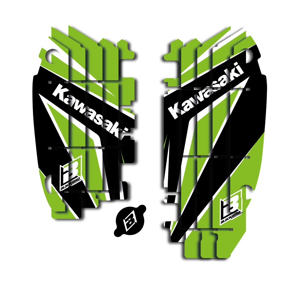 Radiator grille stickers Kawasaki KX 450 F (09-15) Dream 4 BL-A401N
