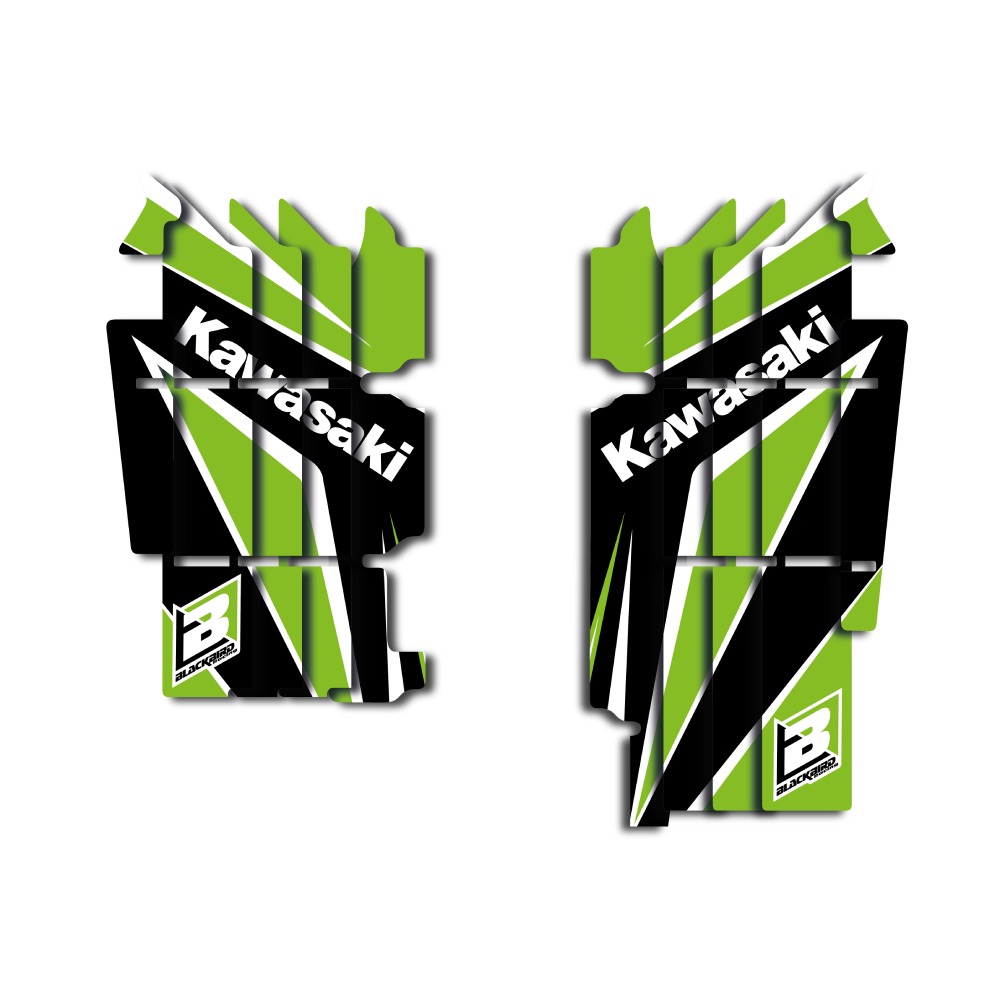 Radiator grille stickers Kawasaki KX 250 F (17-20) Dream 4 BL-A404N