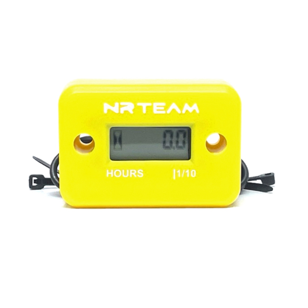 Universal wired hour meter yellow Universal wired hour meter yellow