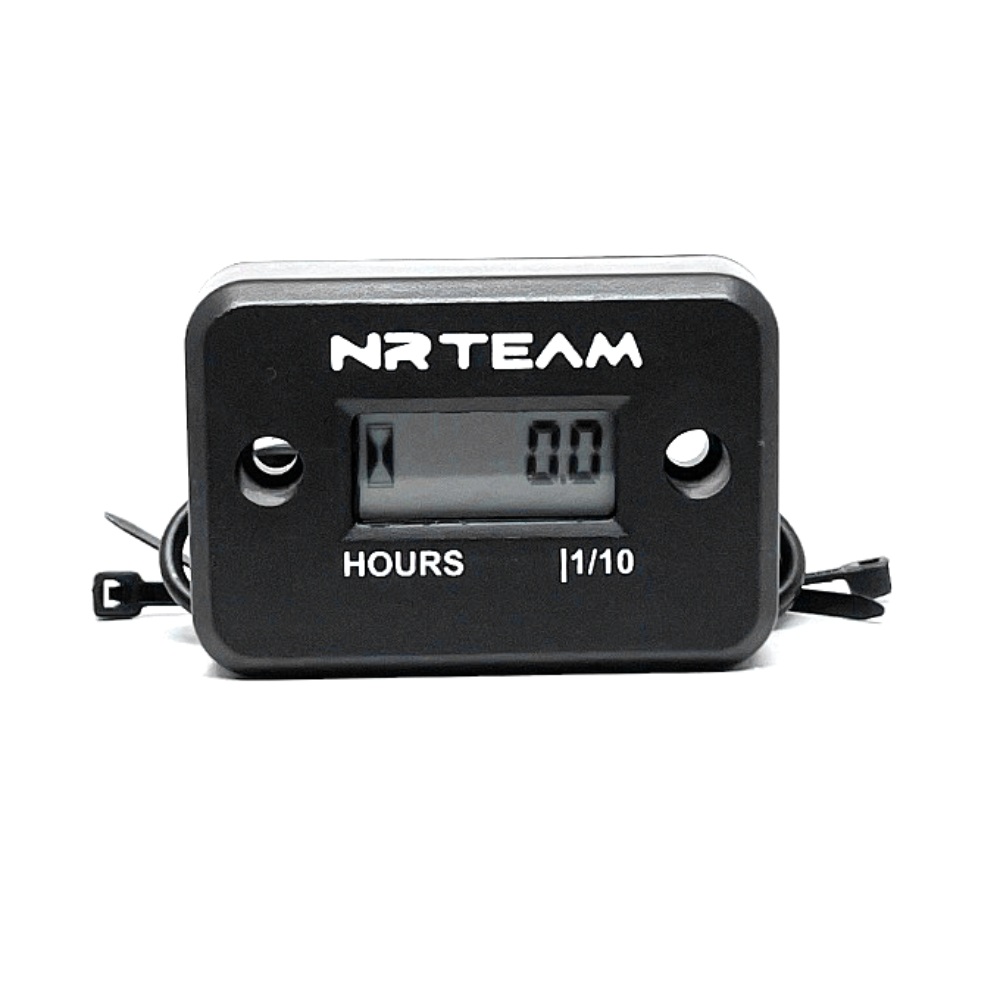 Universal wired hour meter black Universal wired hour meter black