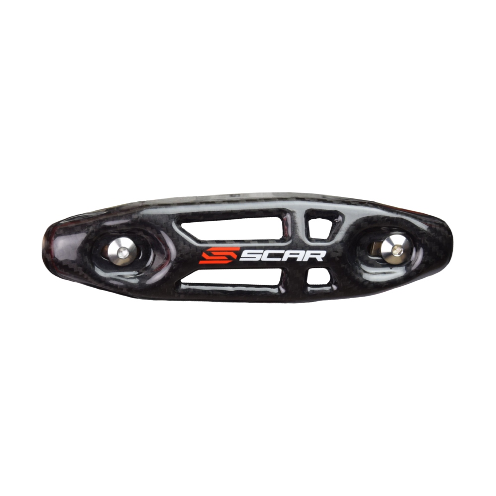Universal carbon 4-stroke exhaust header guard Scar