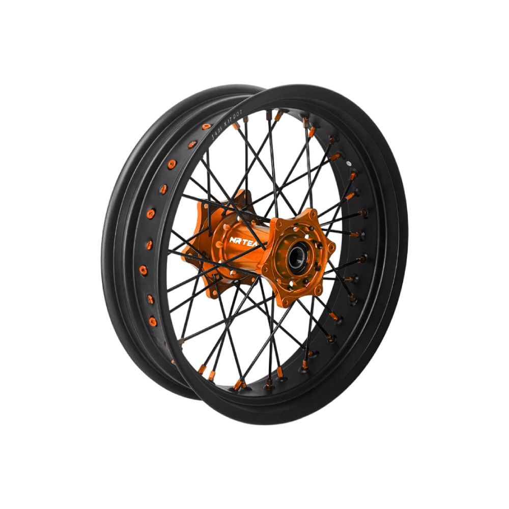 Wheel KTM 144 SX (08) rear 17x4.25 orange DS50.RM51A