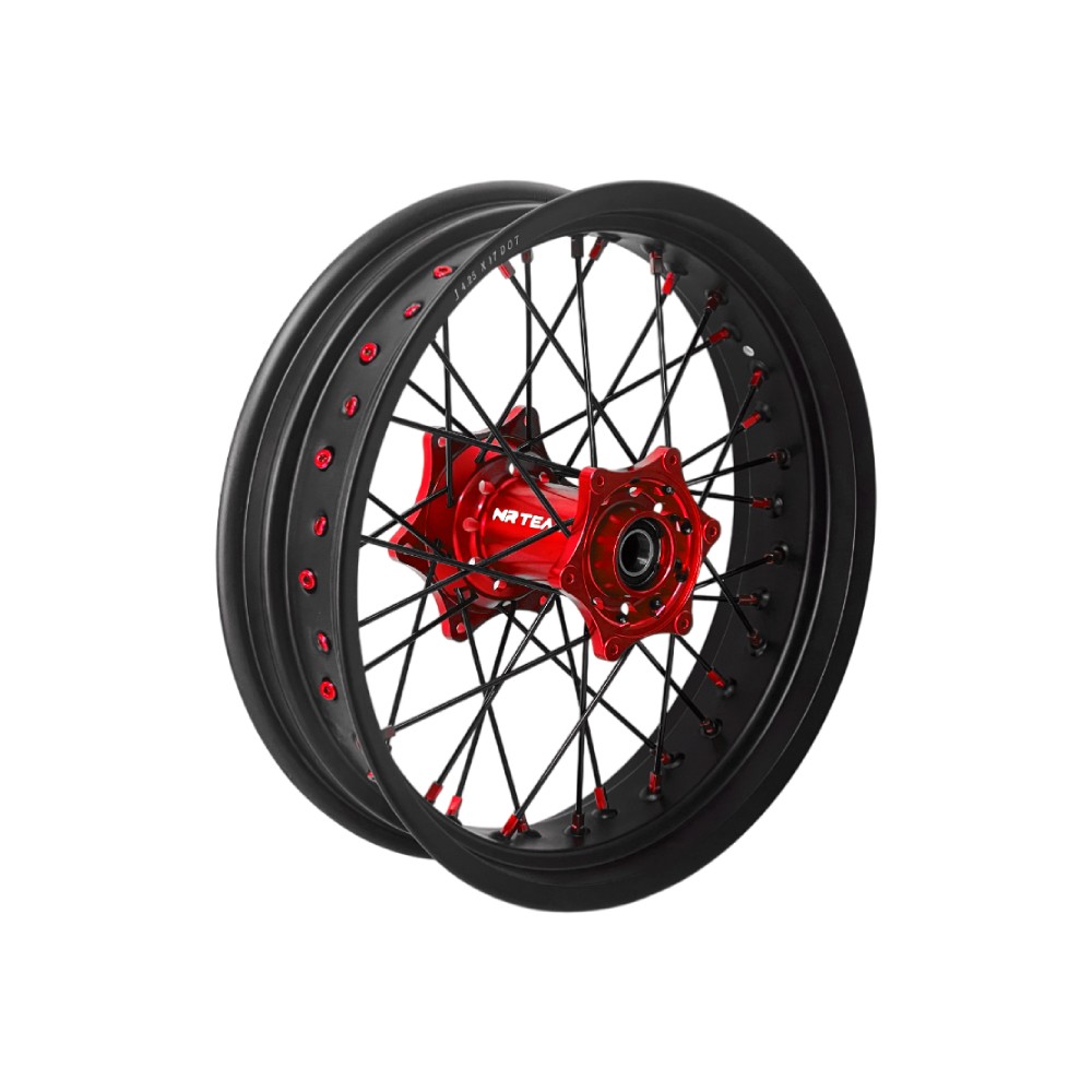 Wheel KTM 144 SX (08) rear 17x4.25 red DS50.RM51R