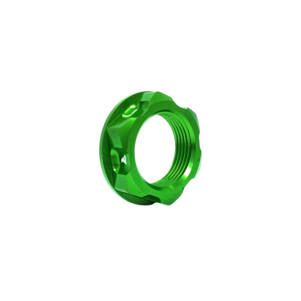 Steering stem nut Kawasaki KX 125 (04-08) green DS88.0004V