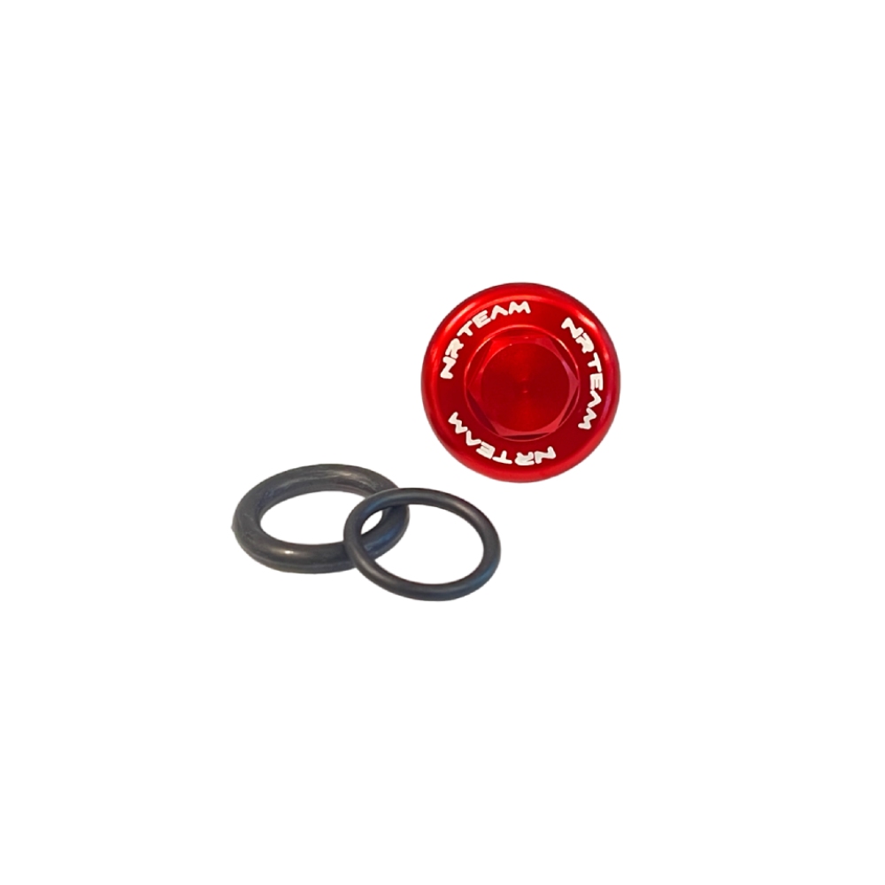 Oil filler cap Fantic 450 XEF (22-25) red DS88.2003R