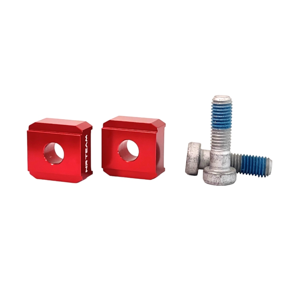 Handlebar riser kit Beta RR 200 (19-24) - 10 mm NRTeam red DS88.6013R