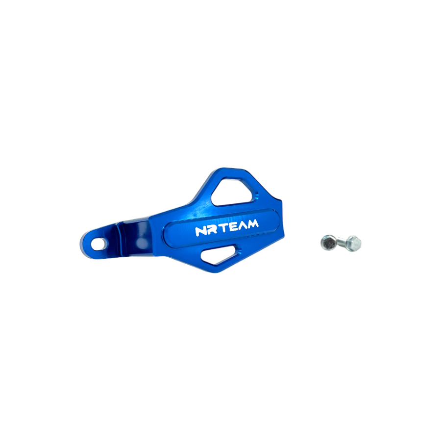Rear brake caliper guard ergal Yamaha YZ 250 (22-25) blue DS88.7002B